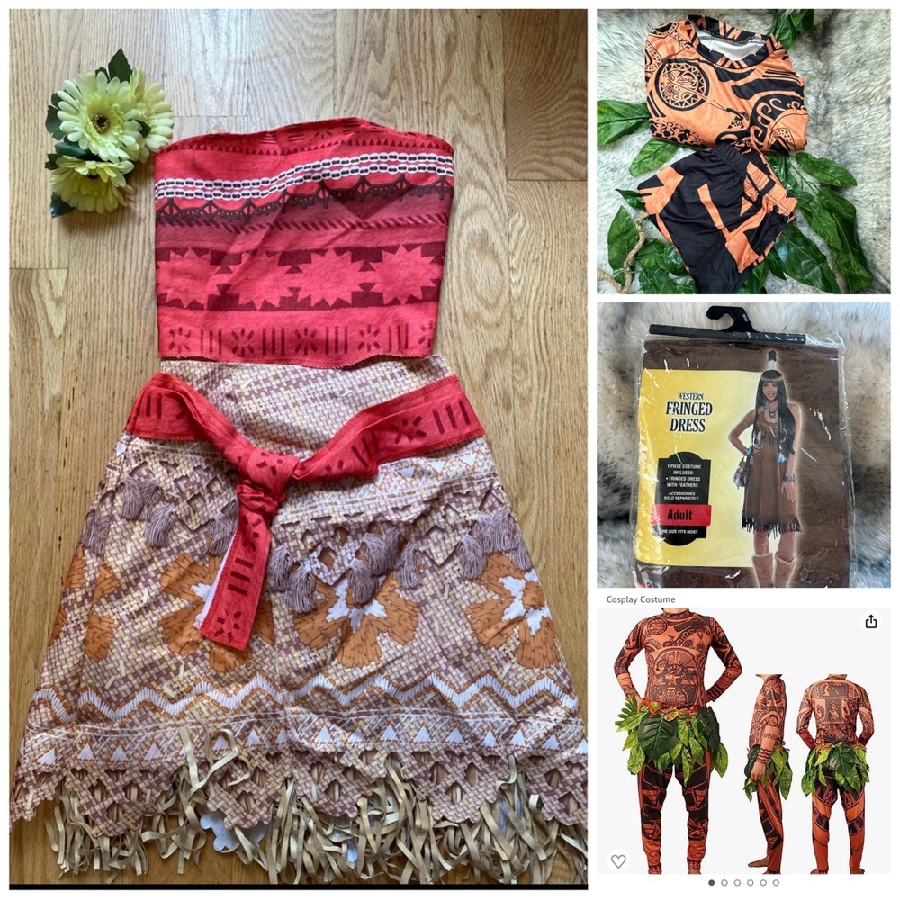 Moana Family Halloween Costume Bundle